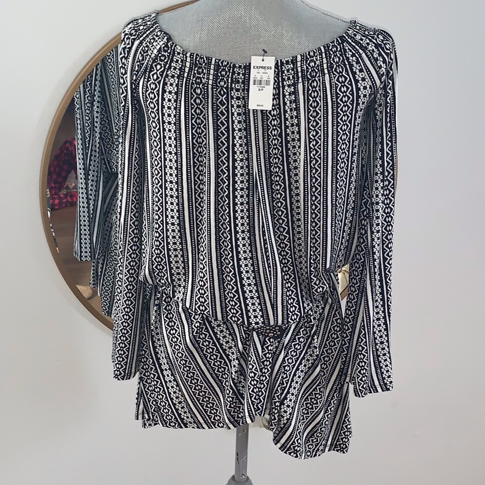Express tunic dress. On/off shoulder - Picture 4 of 5
